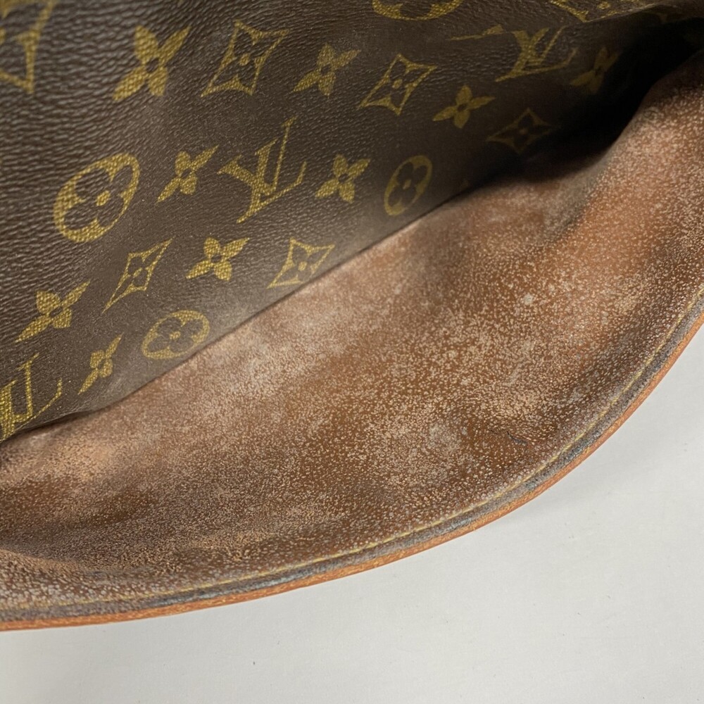 LOUIS VUITTON Authentic Brown Monogram Clutch Bag - Picture 6 of 11